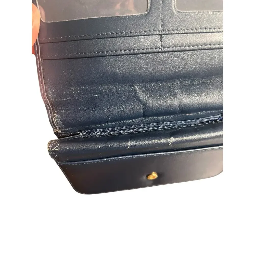 Buxton vtg navy
